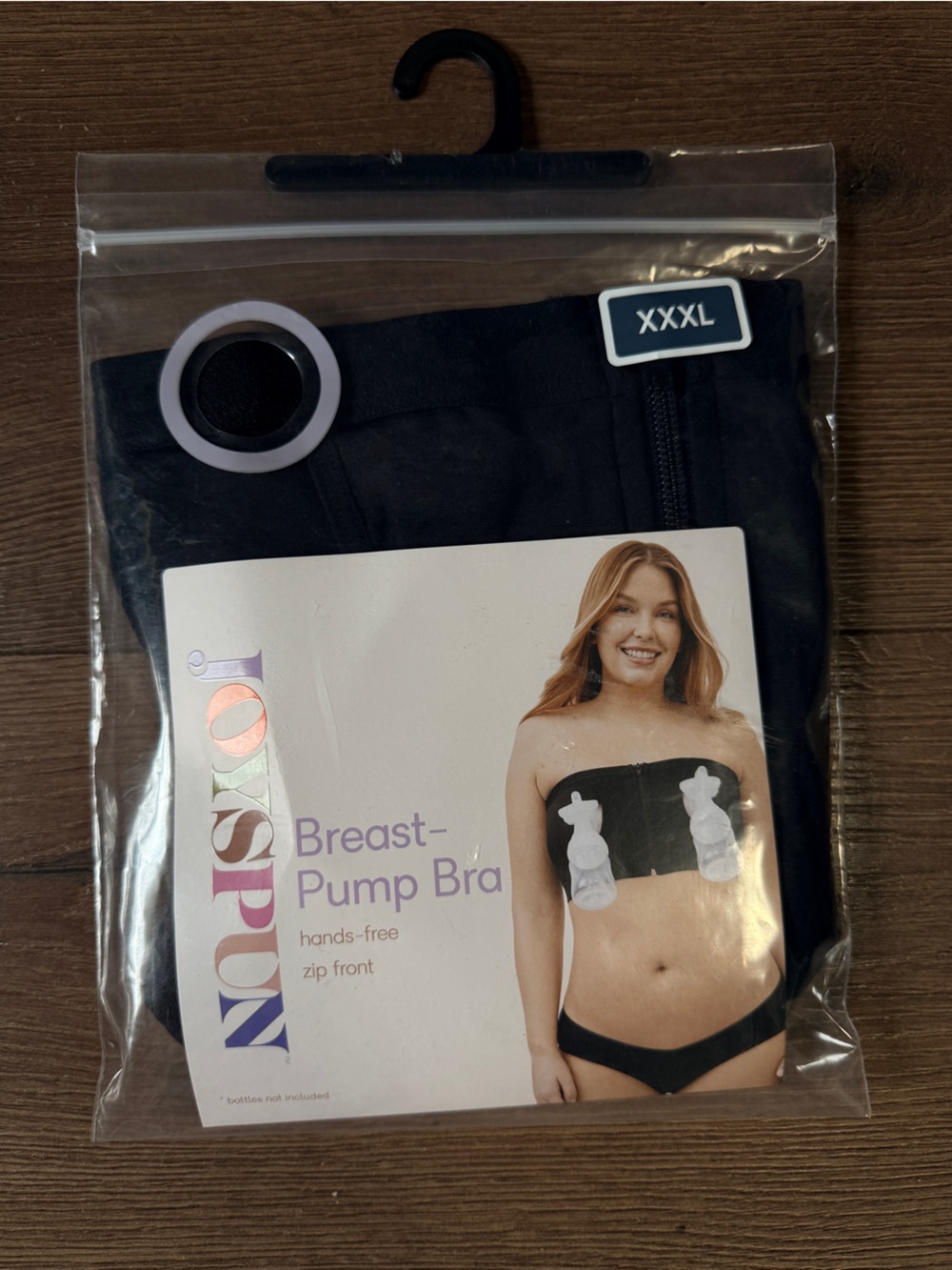 Black Hands-Free Pumping Support Bra by Black